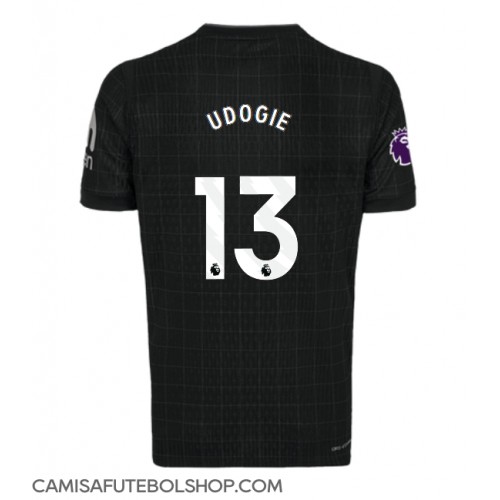 Camisa de time de futebol Tottenham Hotspur Destiny Udogie #13 Replicas 2º Equipamento 2025-26 Manga Curta Camisa de time de futebol Tottenham Hotspur Destiny Udogie #13 Replicas 2º Equipamento 2025-26 Manga Curta